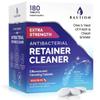 Retainer Cleaner & Denture Cleanser - 180 Effervescent Tablets - 6 Month Supply - Removes Stains, Discoloration, Odors, & Plaque - Clear Aligners, Mouth & Night Guard, All Dental/Oral Appliances view 1