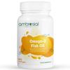 Ambrosial Omega 3 Fish Oil 1000mg | Fatty Acids | 180mg EPA & 120mg DHA | Supports Heart, Brain & Eye Health | Non-GMO | Gluten Free | 1000mg per Tablet - 60 Softgel view 1
