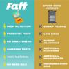 Fatt Keto Cookies - Almond & Vanilla - 5 x 30g - 1.5g Carbs - 100% Natural Snacks - Low Carb, Low Sugar, High Prebiotic Fibre & Sweetener Free - FattBar view 3