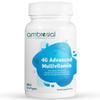 Ambrosial Multivitamin Tablets for Women & Men | High Strength 45 Essential Active Vitamins & Minerals | 4G Advanced Formula with Ginseng, Green Tea, Grape Seed & Ginkgo Biloba | 60 Softgels view 1