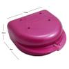 Bulk Pack of 48 Gum Shield Case - Mouthguard Box for Ortho Retainers, Sports Dental Appliances, Dentures & More (Pink) view 2