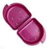 Bulk Pack of 48 Gum Shield Case - Mouthguard Box for Ortho Retainers, Sports Dental Appliances, Dentures & More (Pink) view 4