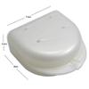 Bulk Pack of 48 Gum Shield Case - Mouthguard Box for Ortho Retainers, Sports Dental Appliances, Dentures & More (White) view 2