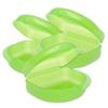 Bulk Pack of 48 Gum Shield Case - Mouthguard Box for Ortho Retainers, Sports Dental Appliances, Dentures & More (Glitter Green) view 1
