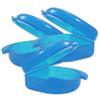 Bulk Pack of 48 Gum Shield Case - Mouthguard Box for Ortho Retainers, Sports Dental Appliances, Dentures & More (Glitter Blue) view 1