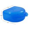 Bulk Pack of 48 Gum Shield Case - Mouthguard Box for Ortho Retainers, Sports Dental Appliances, Dentures & More (Glitter Blue) view 2