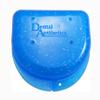 Bulk Pack of 48 Gum Shield Case - Mouthguard Box for Ortho Retainers, Sports Dental Appliances, Dentures & More (Glitter Blue) view 3