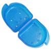 Bulk Pack of 48 Gum Shield Case - Mouthguard Box for Ortho Retainers, Sports Dental Appliances, Dentures & More (Glitter Blue) view 4