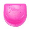 Bulk Pack of 48 Gum Shield Case - Mouthguard Box for Ortho Retainers, Sports Dental Appliances, Dentures & More (Glitter Pink) view 3