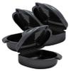 Bulk Pack of 48 Gum Shield Case - Mouthguard Box for Ortho Retainers, Sports Dental Appliances, Dentures & More (Dark Grey) view 1