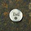 BDSM Token, Evil Token, Cast Pewter Pocket Token with a Polished Finish view 4