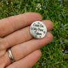 Cum On My Face, BDSM Pocket Token | Explicit Aftercare Gift for Submissive | Pewter D/s Token view 4