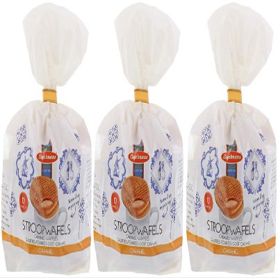 Stroopwafels Pack of 3 - (3x10) Caramel Waffles (290g)