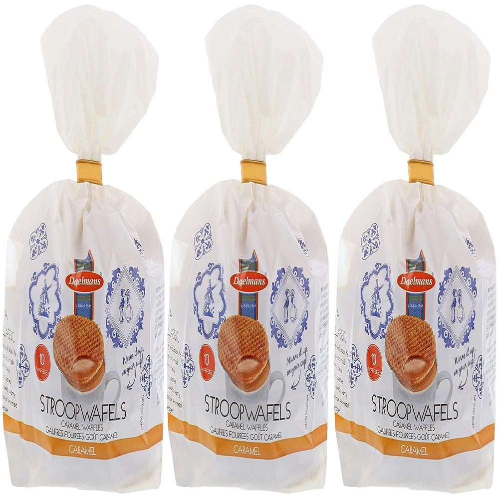 Stroopwafels Pack of 3 - (3x10) Caramel Waffles (290g)
