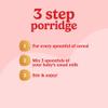 Cow & Gate Banana Wholegrain Porridge Baby Food Cereal, 7+ Months, 200 g, Pack of 4 view 3