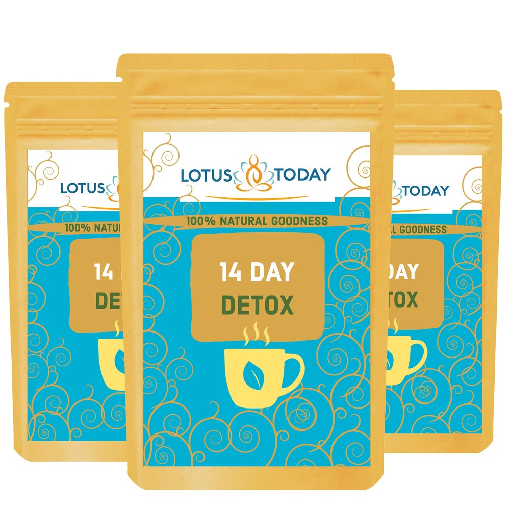 Detox Tea with Aloe Vera Gentle and Total Cleanse Tea Sleep Time Diet Tea Tummy Comfort 40 Bags