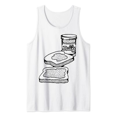 Peanut Butter Jelly Sandwich Tank Top