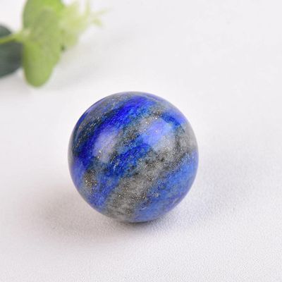 Natural Crystal Lazurite Quartz Ball Polished Globe Massaging Ball Stone Home Decor Exquisite Souvenirs Gifts-Lazurite_Ball_25-30mm