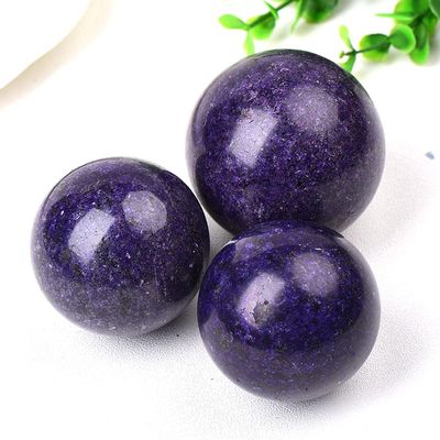 1PC Natural Stone Colorful Ball 200-400g Polished Globe Massaging Ball Stone Home Decor-Ball_1_200-300g