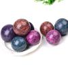 1PC Natural Stone Colorful Ball 200-400g Polished Globe Massaging Ball Stone Home Decor-Ball_1_200-300g view 3