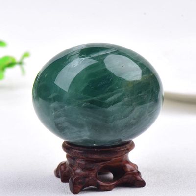 1PC Natural Green Fluorite Ball 200-500g Polished Globe Massaging Ball R Stone Home Decor Exquisite Souvenirs Gifts-Green_Fluorite_Ball_400-500g