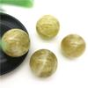 1PC Natural Citrine Yellow Quartz Crystal Sphere Ball Polished Stones Decor Natural Stones and Minerals-46-48mm view 2