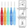 50 Pieces Interdental Brush,Toothpicks Tooth Flossing Head Oral Dental Hygiene Brush,Teeth Cleaner Dental Floss Stick Tooth Cleaning Tool view 4