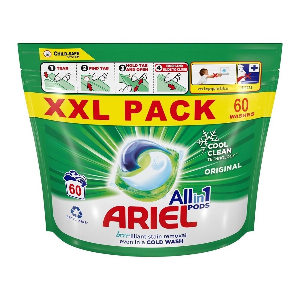 Ariel Allin1 Pods Original 60 Washes