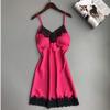 MLLM Teddy Strap Babydoll,Sexy pajamas sling skirt, sex temptation home nightdress-rose Red_XL,Soft sleepwear Comfortable night dress view 1