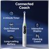 Oral-B iO6 Electric Toothbrush For Adults, 1 Toothbrush Head and Travel Case, 5 Modes with Teeth Whitening, 2 Pin Plug, Grey Opal view 3
