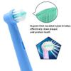 FFYan 16pcs Kid's Toothbrush Head for Oral B, Children Replacement Brush Heads for Braun Electric Rechargeable Toothbrush with Package view 3