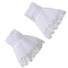 Elegtiskas Lolita False Sleeves Wrist Cuffs Floral Layered Lace Cuff view 1