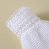 Elegtiskas Lolita False Sleeves Wrist Cuffs Floral Layered Lace Cuff view 4