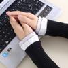 Elegtiskas Fake Sleeves Wrist Cuffs Floral Layered Lace Cuff view 3