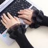 Elegtiskas False Sleeves Wrist Cuffs Floral Layered Lace Cuff view 2