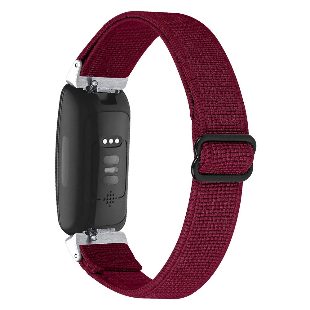 MVRYCE Ace 2 Leather Band, 5.3"-8.3" Replacement Nylon Watchband Thin Lightweight Weave Adjustable Sport Wristband Compatible for Inspire/Inspire HR/ACE 2 Smart Watch for Women Men (05WR)