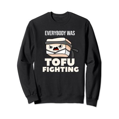 Tofu Fighting I Vegetarian I Vegan I Veggie I Funny Tofu Sweatshirt