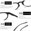 KOOSUFA Round Reading Glasses Blue Light Blocking Women Men Lightweight Reader Eyeglasses Eyewear with Spring Hinge (1x Transparent Dark Brown, +3.00) view 4