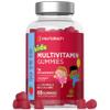 Kids Multivitamin Gummies | 60 Count (2 Months Supply) | 14 Essential A-Z Nutrients | with Vitamin A, B12, C, D & Zinc | Strawberry Flavour | Vegan Gummy Supplement for Ages 4+| by Horbaach view 1