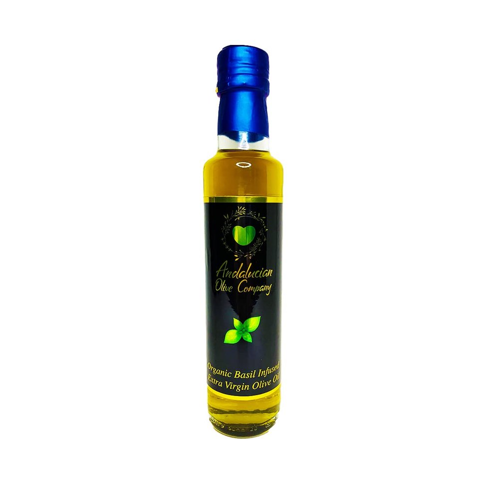 Basil Infused Extra Virgin Olive Oil 250ml