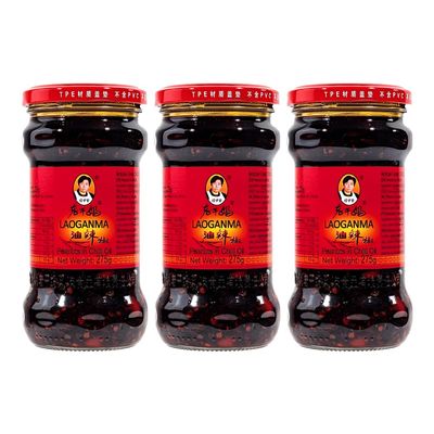 Laoganma Peanut in Chilli Oil - Large 275g (pack of 3)
