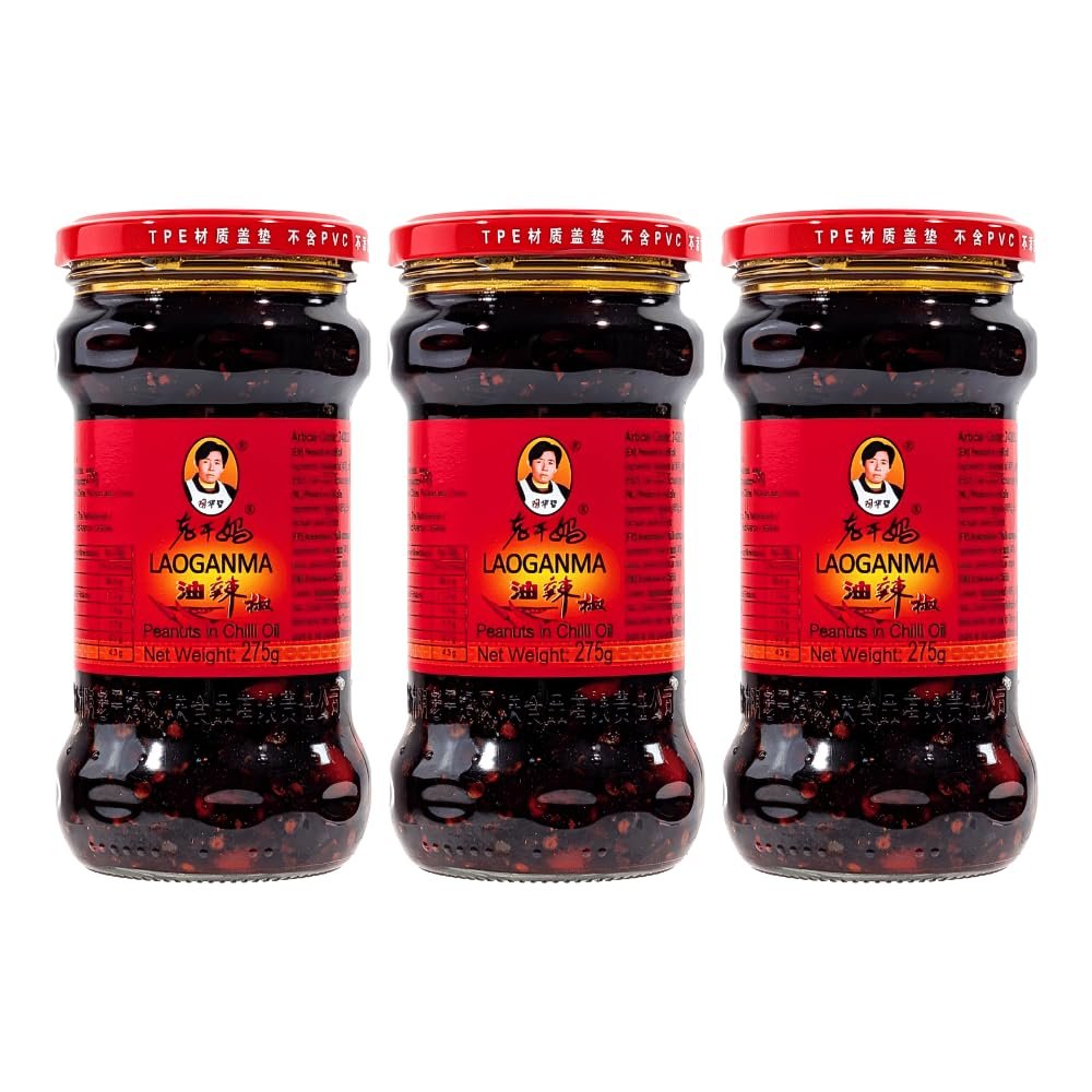 Laoganma Peanut in Chilli Oil - Large 275g (pack of 3)