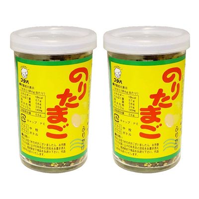 Futaba Furikake Rice Seasoning - Nori Tamago (Seaweed & Egg) Flavour 60g (Pack of 2)