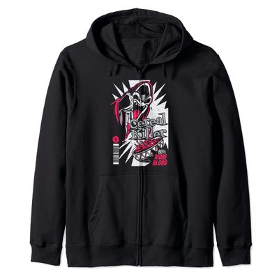 Cereal Killer | Horror Movies True Crime And Cereal Lovers Zip Hoodie