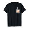 Cute Boba Pocket, Bubble Milk Tea, Asian Foodie, Boba Lover T-Shirt view 1