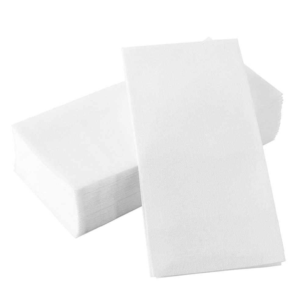 200 Linen-Feel Premium Quality Disposable Guest Napkins | Soft, Absorbent and Durable Towels | Bathroom Napkins | Dinner Napkins Good for Kitchen, Parties, Weddings or Events
