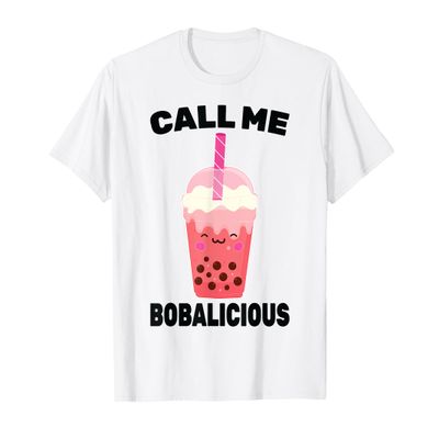 Milk Tea - Call Me Bobalicious - Bubble Tea - Barista T-Shirt