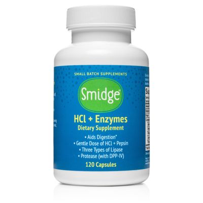 Smidge HCl + Enzymes (formerly GutZyme HCl)