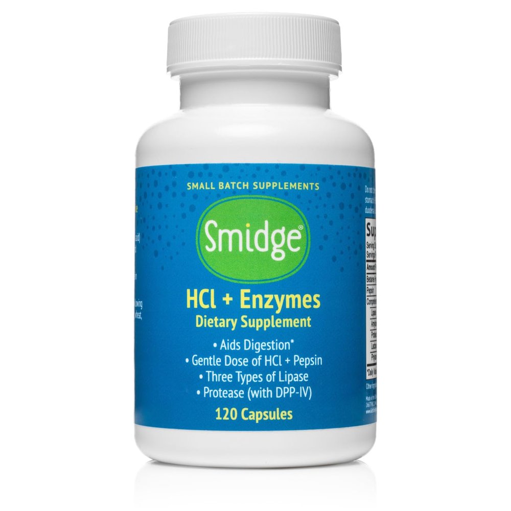 Smidge HCl + Enzymes (formerly GutZyme HCl)