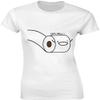 Let's Roll Happy Toilet Paper Drawing Women's T-Shirt bnft X-Large White view 1